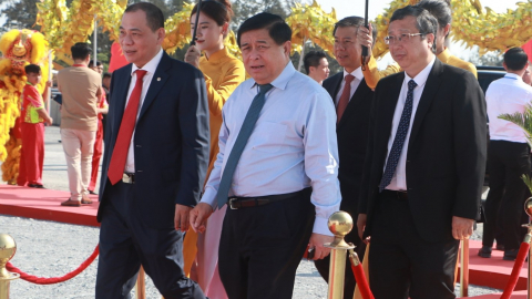Phó Thủ tướng Nguyễn Chí Dũng dự lễ khởi công khu đô thị du lịch lấn biển lớn nhất Việt Nam