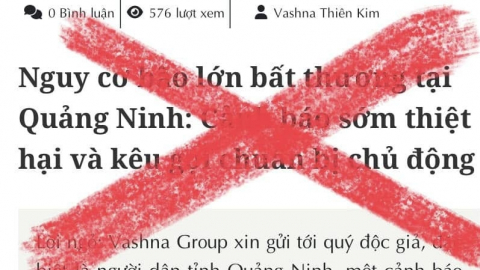 Đang yên đang lành thì mạng xã hội xuất hiện tin Quảng Ninh sắp có bão mạnh cấp 12, chuyên gia khí tượng lên tiếng bác bỏ 