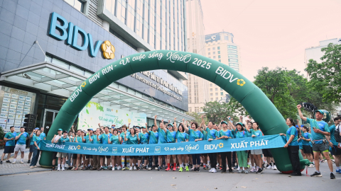 Gần 180.000 người tham gia, 40 tỷ đồng cho an sinh: BIDV phát động BIDV RUN năm 2025
