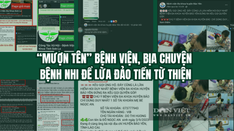 Xuất hiện hàng loạt fanpage mạo danh bệnh viện, bịa chuyện thương tâm để lừa đảo tiền từ thiện