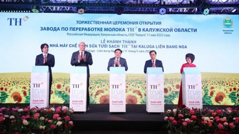 Tập đoàn TH khánh thành Nhà máy chế biến sữa công suất hàng đầu Liên bang Nga