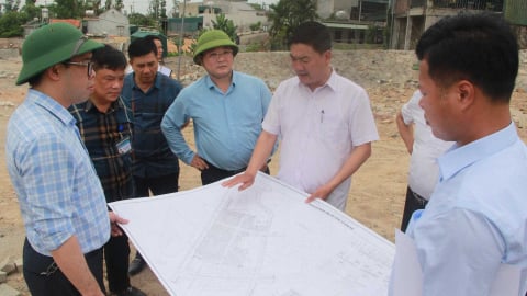 Quảng Yên hoàn thành đầu tư hạ tầng kỹ thuật loạt khu tái định cư