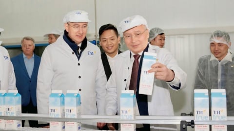 Mục sở thị bên trong Nhà máy sữa tươi TH true MILK công suất hàng đầu Liên bang Nga vừa khánh thành