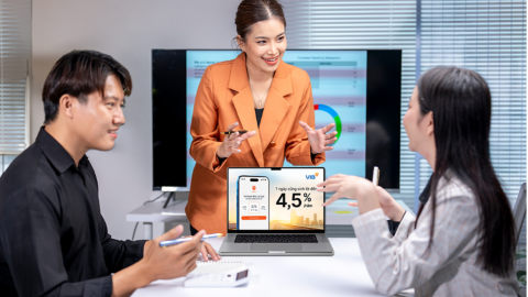 Nhà băng ra mắt tài khoản siêu lợi suất, giúp doanh nghiệp lưu động dòng vốn