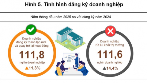 Lần đầu tiên trong năm, thị trường đón nhiều doanh nghiệp mới hơn số rời đi