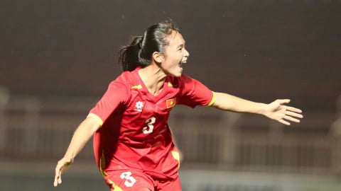 Thuỳ Linh lập siêu phẩm, U19 nữ Việt Nam đánh bại U19 Myanmar