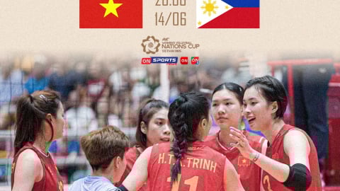 Xem trực tiếp bóng chuyền nữ AVC Nations Cup 2025: Việt Nam vs Philippines