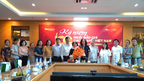 Báo Nông thôn Ngày nay/Dân Việt gặp mặt cán bộ hưu trí nhân kỷ niệm Ngày Báo chí cách mạng Việt Nam 21/6