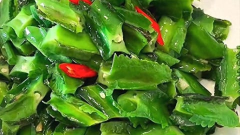 Loại rau siêu kali, dáng lạ, ăn ngon, siêu vitamin C, mùa hè ăn thanh nhiệt, giải độc, giảm mệt mỏi