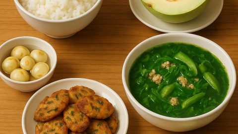 Bữa cơm tối 120 nghìn: Chả cá thì là, canh cua mồng tơi, cà pháo muối xổi