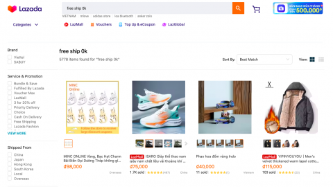Các sàn thương mại điện tử đua freeship: Liệu có đủ níu chân khách hàng?