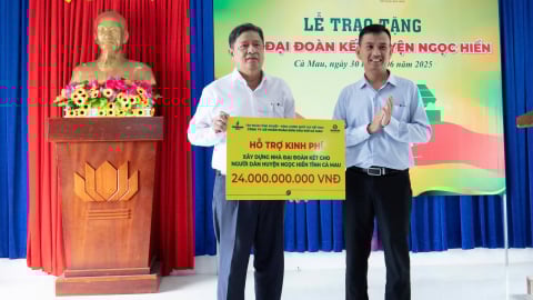 PVCFC chung tay cùng Cà Mau xây dựng nông thôn mới: Xóa nhà tạm, thắp sáng miền quê
