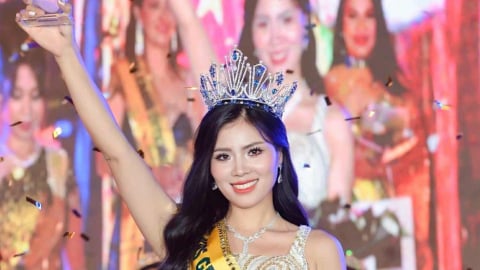 Chưa đầy 1 tháng, nghiên cứu sinh là vợ của Giáo sư trẻ nhất Việt Nam năm 2022 liên tiếp hai lần đăng quang Hoa hậu 