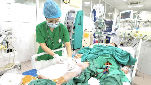 Lội biển bắt ngao, ngư dân nhiễm trùng nặng, cực kỳ nguy kịch