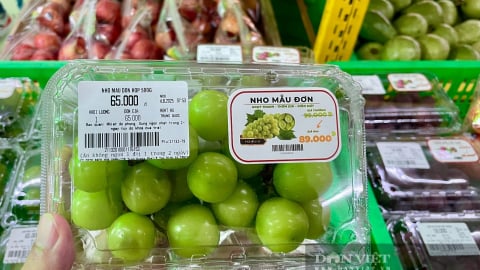 Cherry Mỹ, nho mẫu đơn rẻ chưa từng thấy, siêu thị giảm giá ê hề so kè với hàng chợ