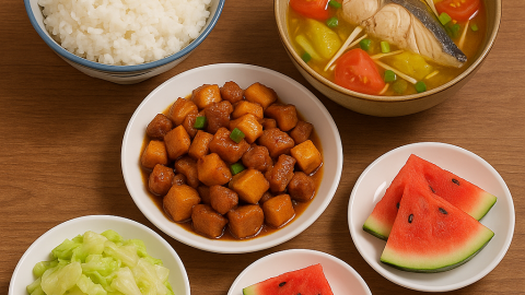Bữa cơm tối 120 nghìn: Canh chua cá diêu hồng, thịt ba chỉ rang cháy cạnh