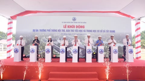 Đà Nẵng: Khởi động dự án xây dựng trường học xã biên giới hơn 260 tỷ đồng