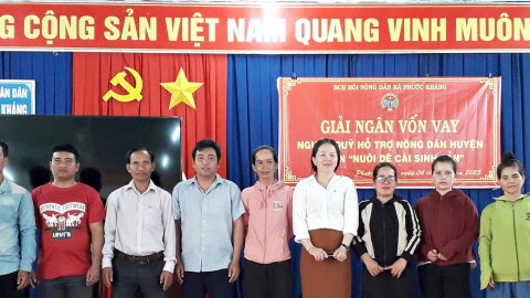 Ninh Thuận: Giải ngân 180 triệu đồng cho nông dân nuôi dê sinh sản, ra mắt Chi hội nông dân nghề nghiệp trồng lúa