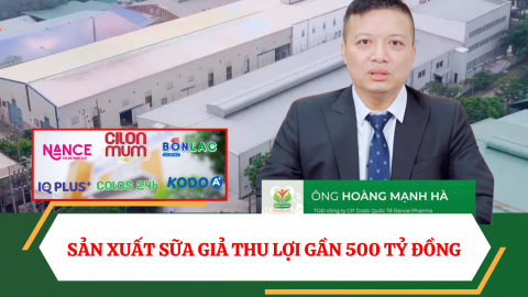 Những con số kinh hoàng phía sau đường dây làm giả 573 loại sữa bột cho trẻ em, phụ nữ và người bệnh (Video)