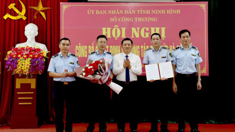 Ông Phan Thế Anh giữ chức Chi cục trưởng QLTT Ninh Bình 