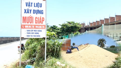1 phần dự án khu phức hợp Lý Sơn được chuyển làm bãi trữ để kinh doanh vật liệu xây dựng (?)