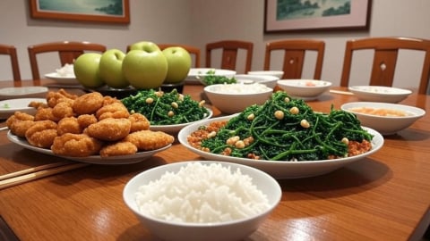 Bữa cơm tối 120 nghìn: Cá rô chiên giòn, canh chua cá lóc