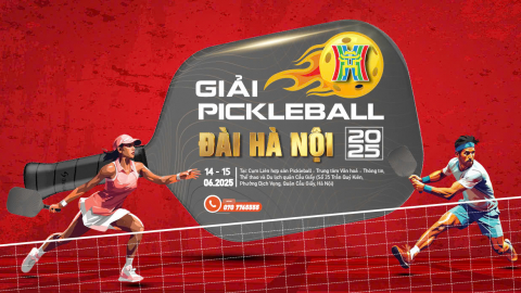 Giải Pickleball quy mô toàn quốc nhân dịp kỷ niệm 100 năm Ngày Báo chí Cách mạng Việt Nam