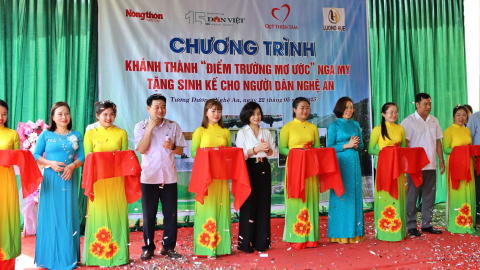 Khánh thành 'Điểm trường mơ ước' Nga My: Tiếng cười vang vọng bản Bay!