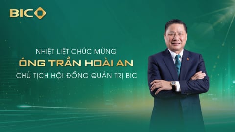 Ông Trần Hoài An được bổ nhiệm làm Chủ tịch Hội đồng Quản trị BIC