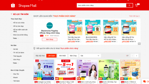 Bộ Y tế yêu cầu Shopee và Lazada gỡ loạt thực phẩm chức năng vi phạm