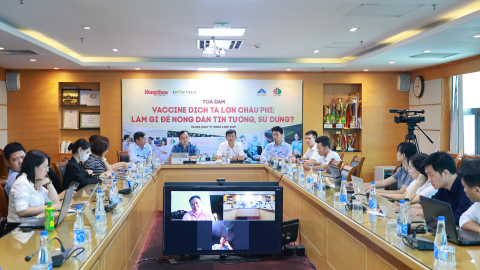 Tọa đàm 'Vaccine dịch tả lợn châu Phi: Làm gì để nông dân tin tưởng, sử dụng?'