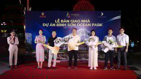 Bàn giao những căn hộ đầu tiên tại Dự án Bình Sơn Ocean Park