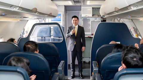 Vừa 'về tay' Tập đoàn T&T, Vietravel Airlines đón máy bay Airbus A321 đầu tiên