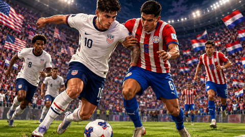 Link xem trực tiếp Mỹ vs Paraguay trên VTV3