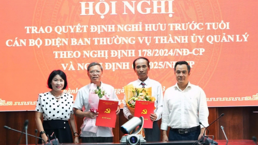 2 Phó Chủ tịch Hội Nông dân thành phố Huế xin nghỉ hưu trước tuổi 
