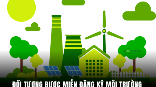 Từ năm 2025, trường hợp nào được miễn đăng ký môi trường?