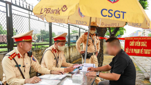 Xử lý 1.836 trường hợp vi phạm nồng độ cồn trong ngày thứ 4 nghỉ lễ 30/4 - 1/5