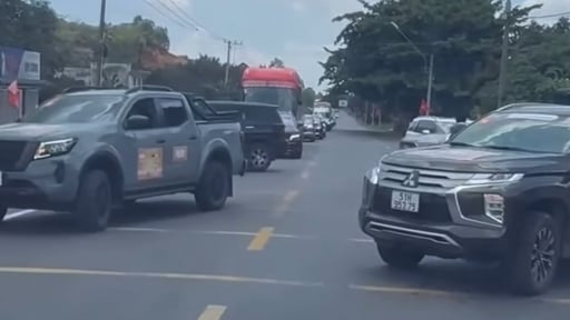 Kết quả xác minh ban đầu của Công an tỉnh Lâm Đồng vụ ô tô chắn ngang Quốc lộ 20