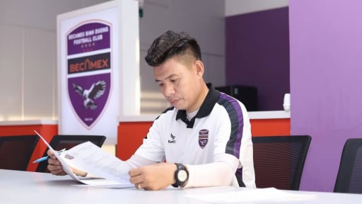 Cựu tiền vệ HAGL trở lại B.Bình Dương