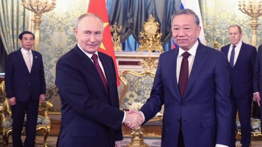 Tổng Bí thư Tô Lâm hội đàm với Tổng thống Nga Vladimir Putin 