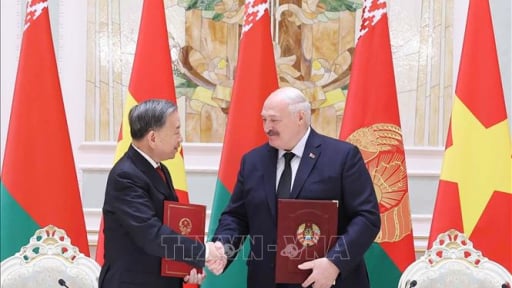 Việt Nam - Belarus thiết lập quan hệ đối tác chiến lược
