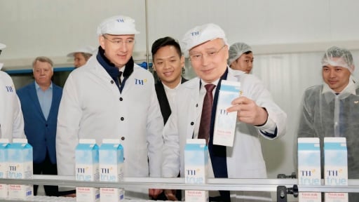 Mục sở thị bên trong Nhà máy sữa tươi TH true MILK công suất hàng đầu Liên bang Nga vừa khánh thành