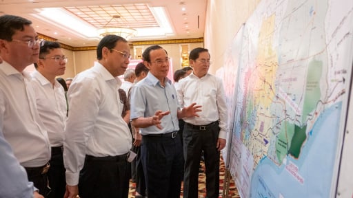 Lãnh đạo TP.Hồ Chí Minh, Bình Dương, Bà Rịa - Vũng Tàu 'hội nghị bàn tròn' tại Hồ Tràm, bàn chuyện hình thành siêu đô thị sau sáp nhập