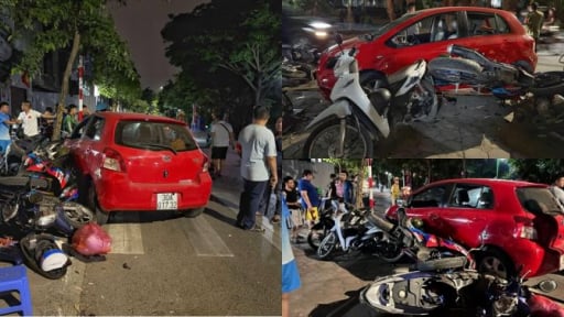 Vụ Trưởng Công an xã ở Hà Nội lái ô tô tông liên hoàn 6 xe máy: Người gây tai nạn có được phép rời khỏi hiện trường?