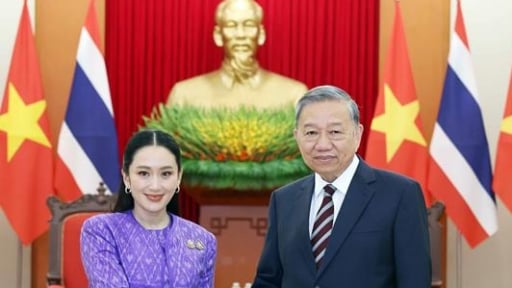 Tổng Bí thư Tô Lâm tiếp Thủ tướng Thái Lan Paetongtarn Shinawatra