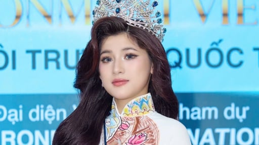 Nữ sinh viên Trường Đại học Nguyễn Tất Thành thi Hoa hậu Môi trường quốc tế