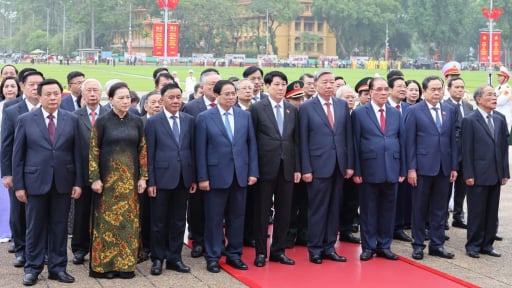 Lãnh đạo Đảng, Nhà nước vào Lăng viếng Chủ tịch Hồ Chí Minh