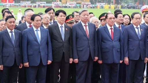 Lãnh đạo Đảng, Nhà nước vào Lăng viếng Chủ tịch Hồ Chí Minh