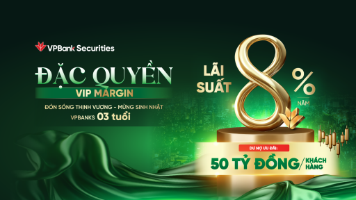 Hàng nghìn quà tặng chờ đợi nhà đầu tư tham gia chương trình Sinh nhật VPBankS 3 tuổi trên NEO Invest