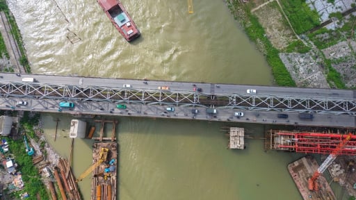 Hiện trạng cầu Đuống hơn 100 năm tuổi ở Hà Nội dự kiến phá dỡ khi xây xong cầu mới 